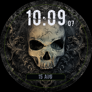 Skull Watch – Sci‑Fi HUD Screenshot 0