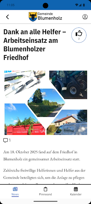 Gemeinde Blumenholz Screenshot 2