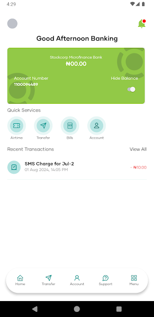 STOCKCORP MOBILE BANKING Screenshot 3