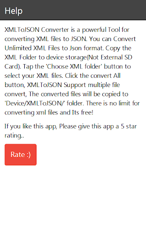 XML to JSON - Convert Bulk XML to JSON Screenshot 3