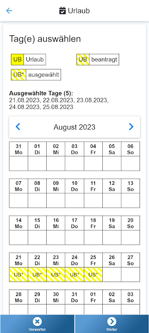 HCMS-Zeit Screenshot 3