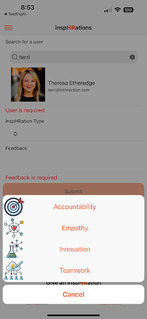 intHRaction Screenshot 2