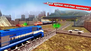 Train Racing Games 3D 2 Player Screenshot 1