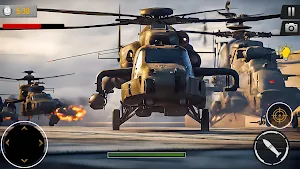 Gunship War Helicopter Battle Screenshot 2