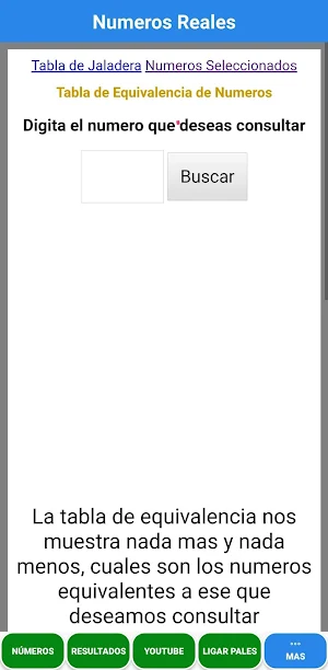 Numeros Reales Screenshot 2