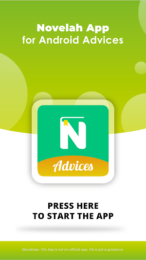 Novelah App for Android Advice Screenshot 0