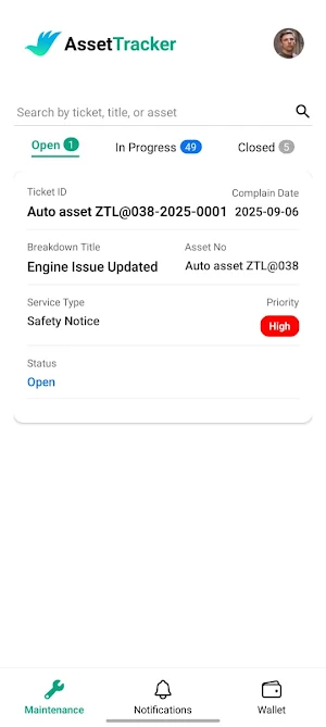 Asset Tracker Screenshot 1