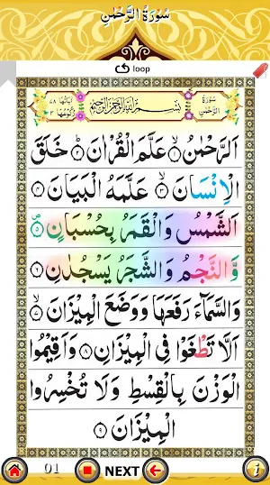 Surah Muzammil - سورة المزمل with Sound Screenshot 1