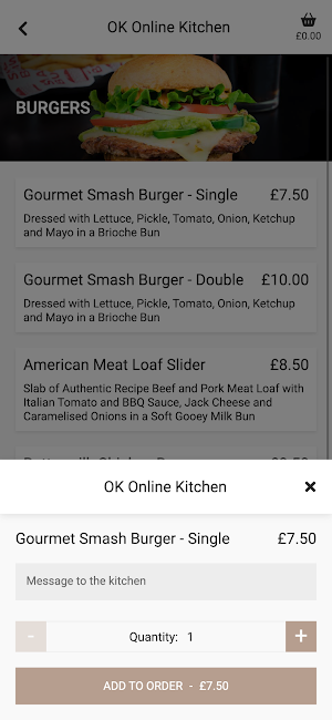 Online Kitchen Screenshot 2