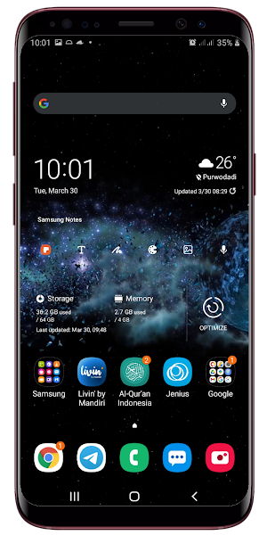Asteroid Live Wallpaper Screenshot 3
