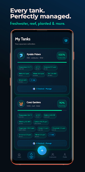 FinLog: Aquarium Tracker & Log Screenshot 1
