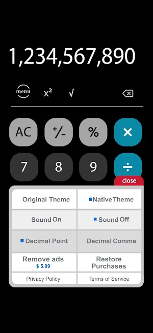 Calculator 4.0 Screenshot 1