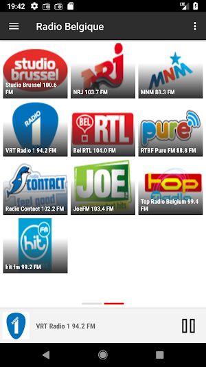 RADIO BELGIQUE : Radios belges en direct Screenshot 2