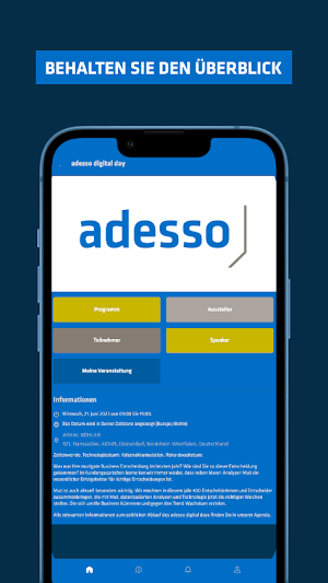 adesso Event App Screenshot 2