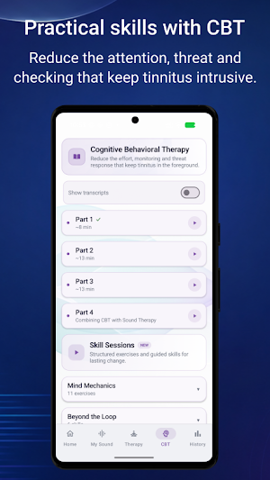 Tinnitus Toolkit: Sound & CBT Screenshot 3
