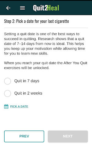 Quit2Heal B Screenshot 1