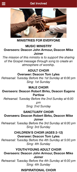 Johnson Chapel Missionary Bapt Screenshot 2