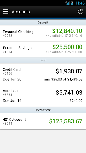 Eastman Credit Union Mobile Screenshot 0