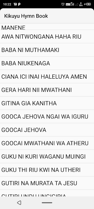 Nyimbo Cia Kuinira Ngai Screenshot 1