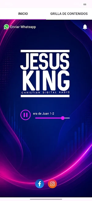 JesusKing Christian Radio Screenshot 0