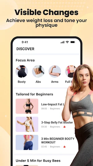 Lazy exercise at home Screenshot 0