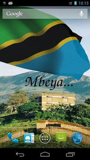 Tanzania Flag Live Wallpaper Screenshot 1