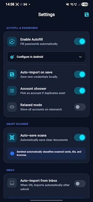 sentinel Screenshot 1