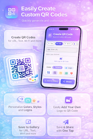 QR Generator & QR Code Scanner Screenshot 1