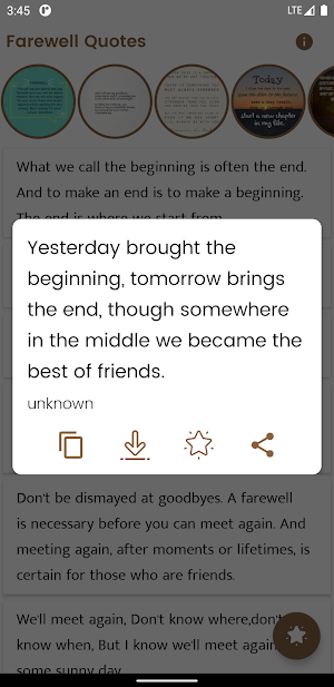 Farewell Quotes and Sayings Screenshot 3