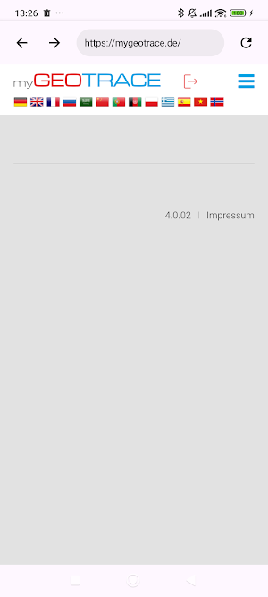 MyGeotrace Screenshot 0