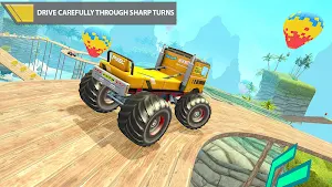 Mountain Climb Stunt 4x4: Monster Truck Drive Screenshot 1
