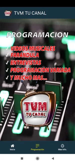 TVM TU CANAL Screenshot 2