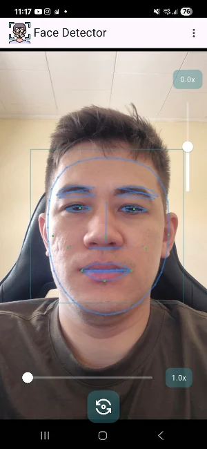 Face Detector - DF MLKIT Screenshot 0