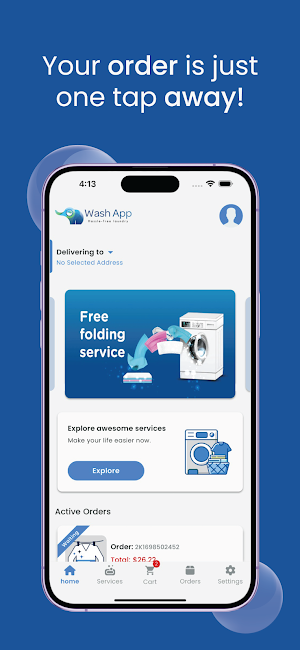 WashApp Screenshot 0