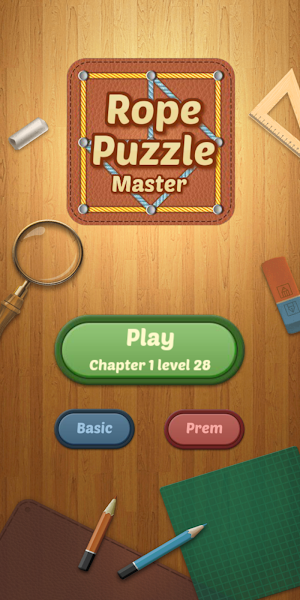 New brain puzzle games 2021: Rope line puzzle art Screenshot 0