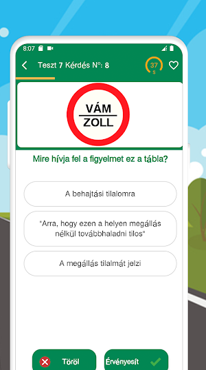 KRESZ Teszt Screenshot 2