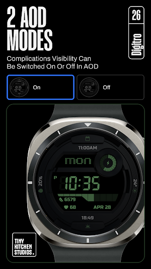 TKS 26 Digitro Watch Face Screenshot 3
