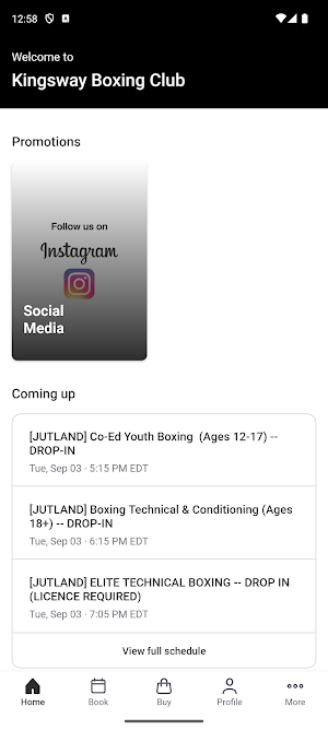 Kingsway Boxing Club Screenshot 1