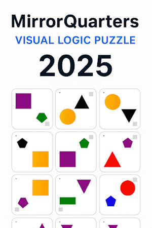 Mirror Quarters — Logic Puzzle Screenshot 0