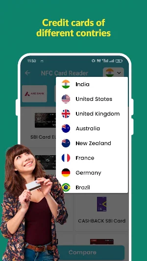 NFC Credit Card Reader Screenshot 1