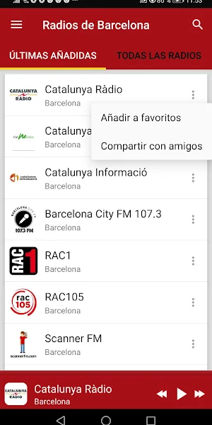 Ràdios de Barcelona - Espanya Screenshot 1