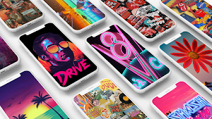 Retrowave Wallpaper 80s 90s Screenshot 0