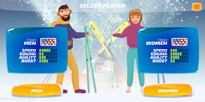 snow racing Screenshot 0