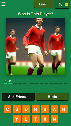 FAMOUS ENGLISH FOOTBALLERS Screenshot 0