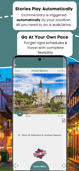 New Orleans Audio Tour Guide Screenshot 2