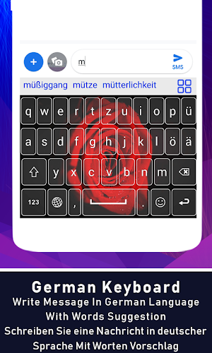 German Language Keyboard Screenshot 1