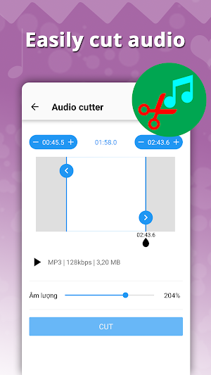 Free Ringtone Maker - MP3 Cutter and Merger Screenshot 1