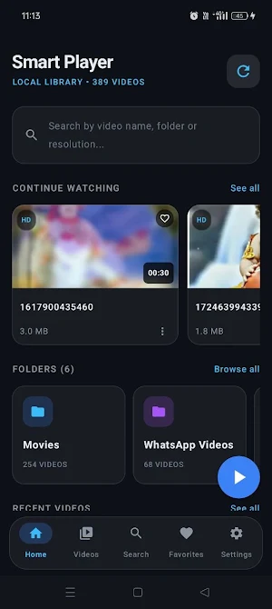 Video Player Screenshot 0