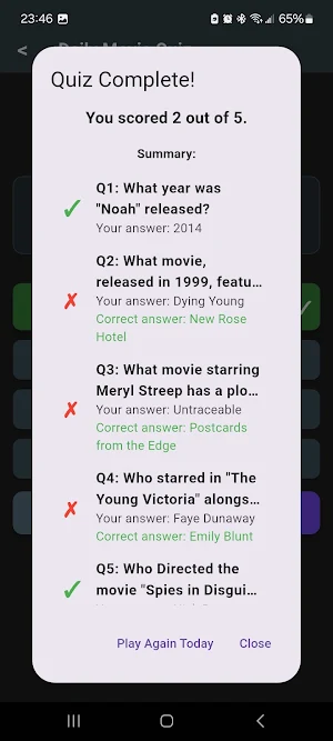 Movie Star App Screenshot 3