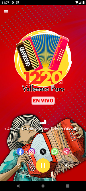 1220 Vallenato Puro Screenshot 1